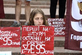 Dont Stay Silent! Captivity Kills rally in Kyiv